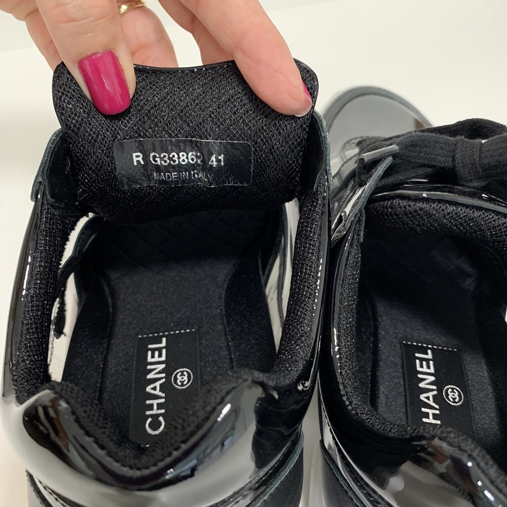 tenis chanel preto feminino