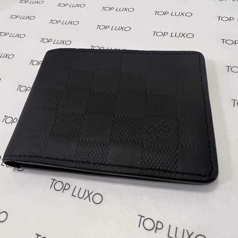 Carteira Louis Vuitton preta masculina - Top Luxo