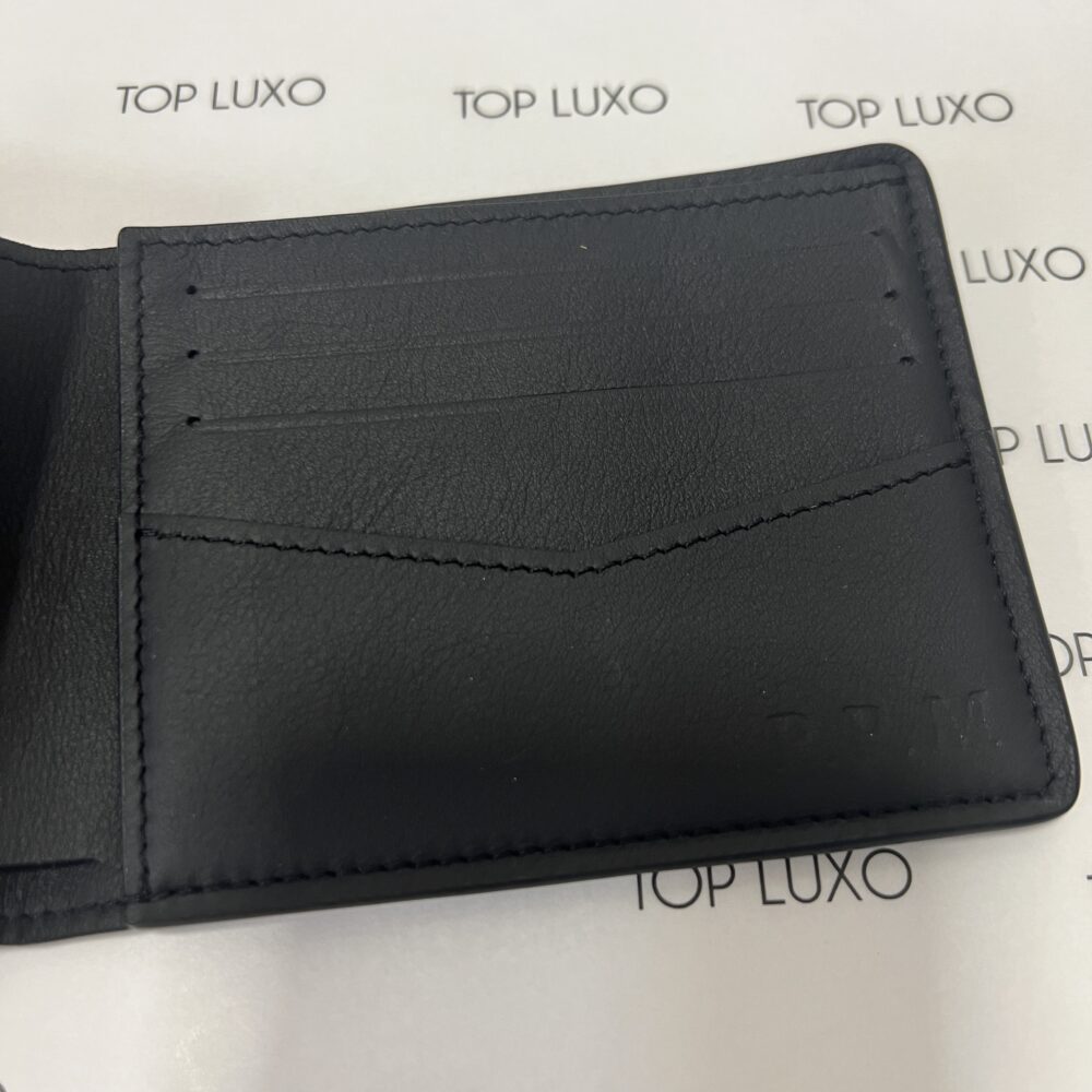 Carteira Louis Vuitton preta masculina - Top Luxo
