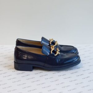 34 Bottega Veneta mocassim azul
