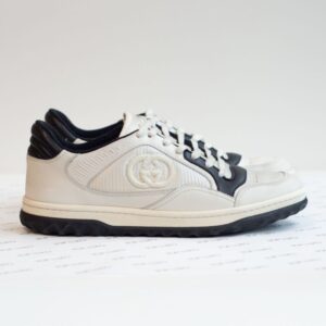 36 Tenis Gucci couro branco/preto