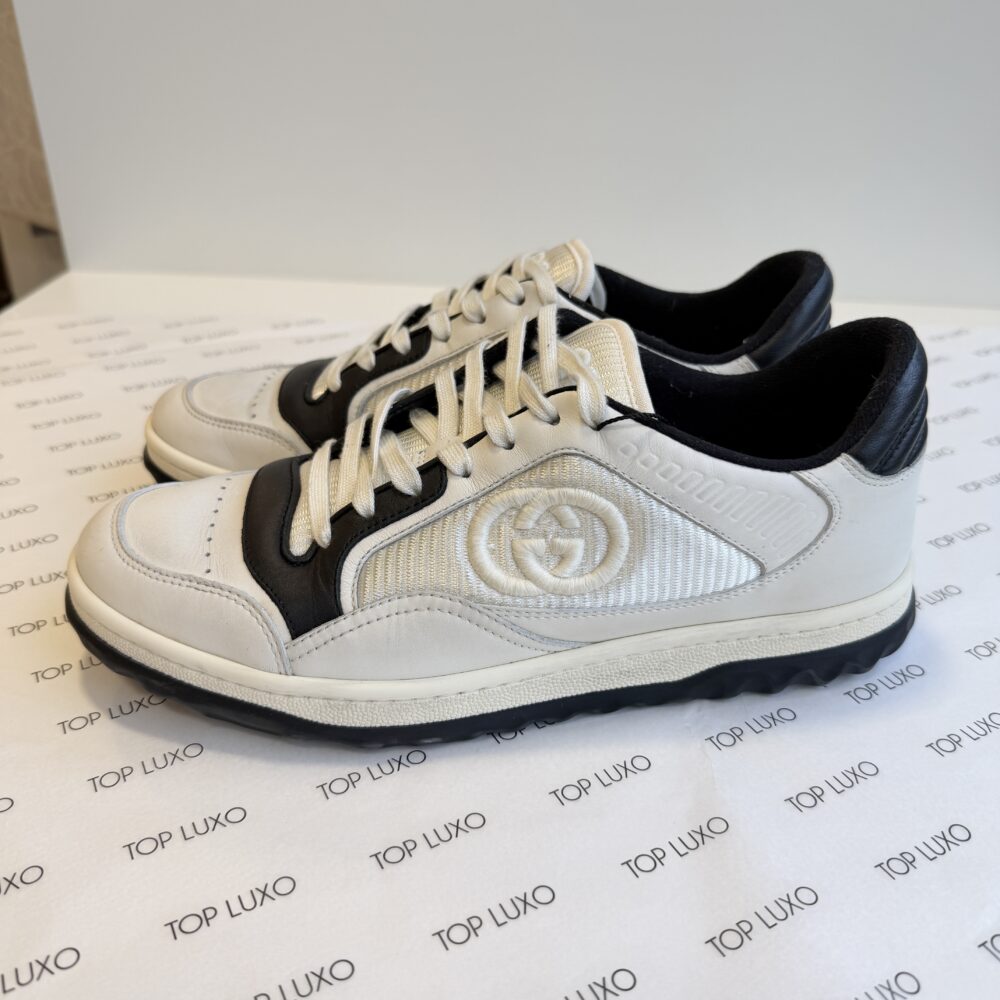 36 Tenis Gucci couro branco/preto - Image 5