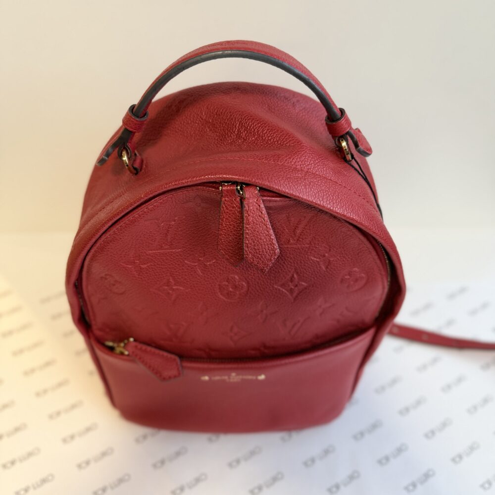 Mochila Louis Vuitton vermelha couro - Image 4