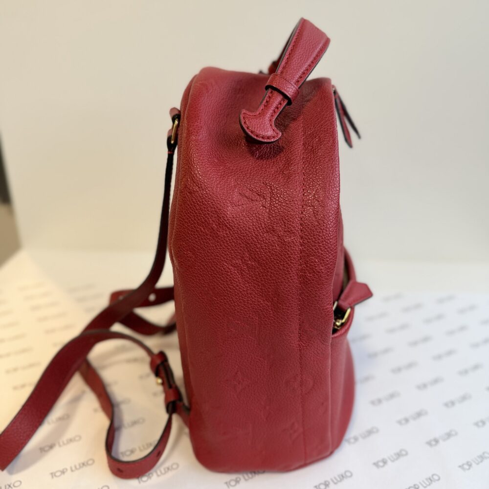 Mochila Louis Vuitton vermelha couro - Image 5