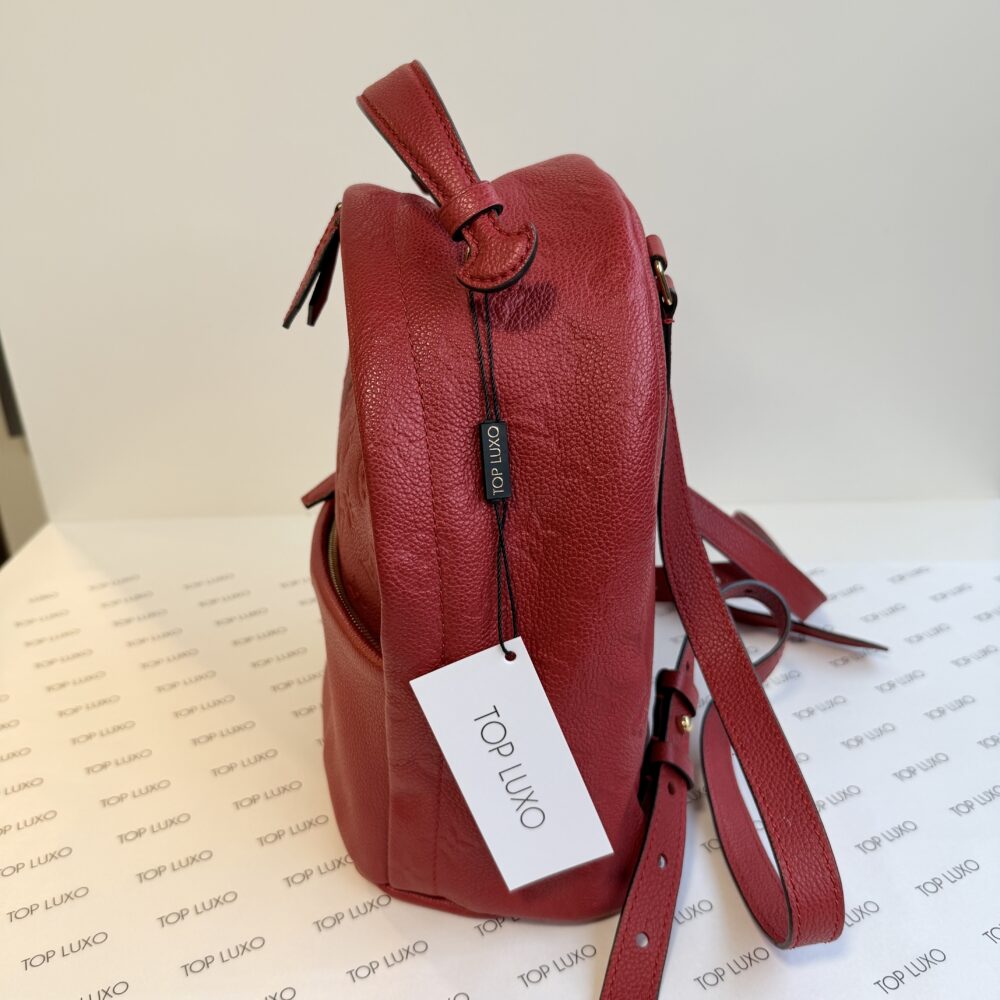 Mochila Louis Vuitton vermelha couro - Image 8