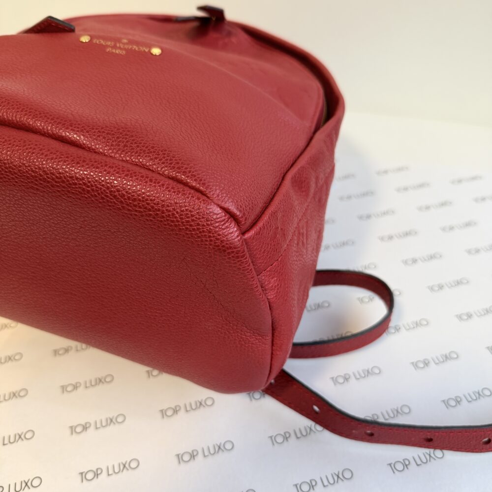 Mochila Louis Vuitton vermelha couro - Image 10