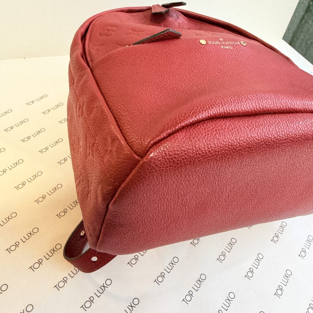 Mochila Louis Vuitton vermelha couro - Image 11