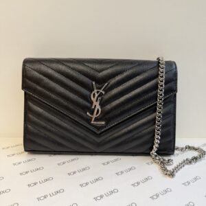 Bolsa Saint Laurent preta cassandre