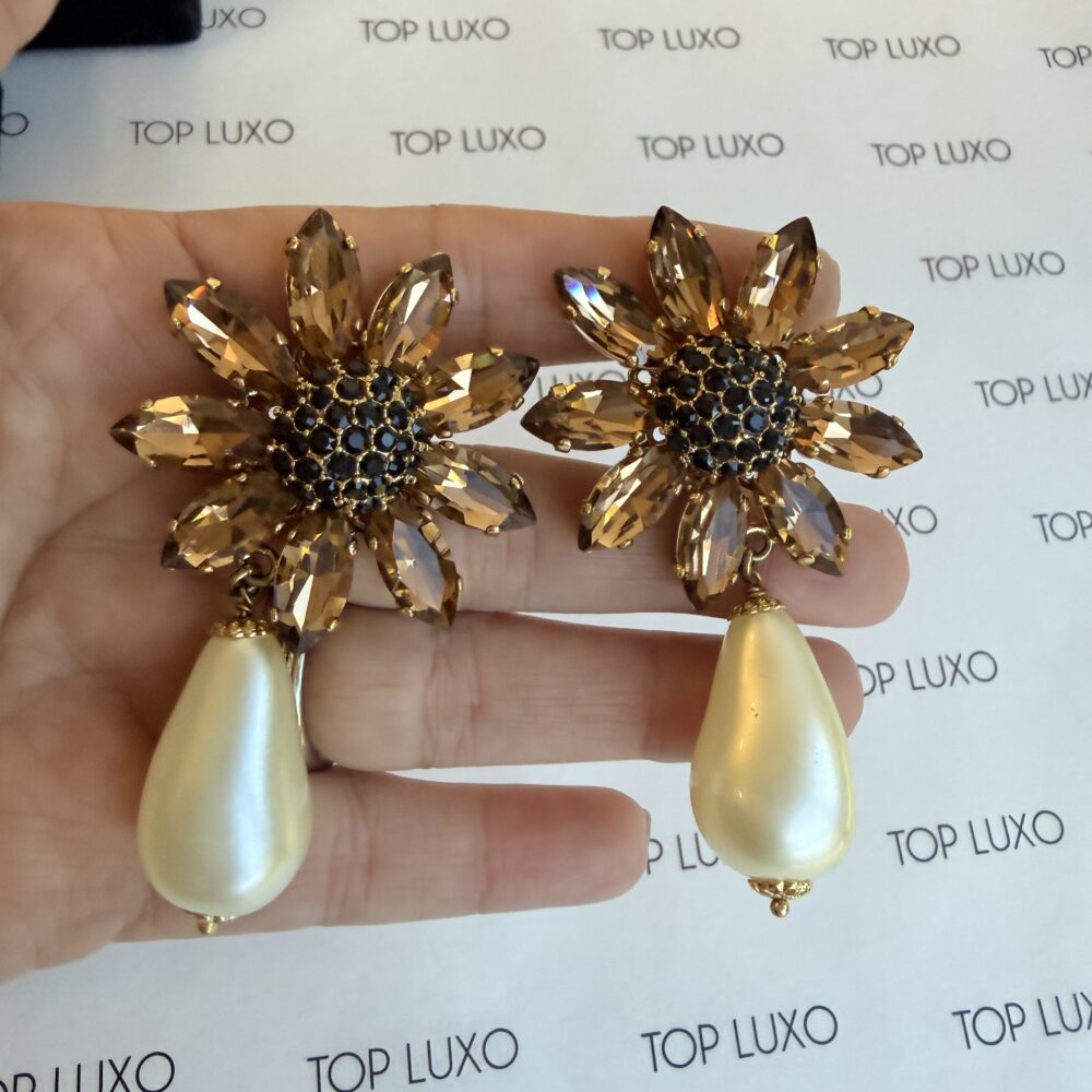 Brincos Dolce & Gabbana com pérolas - Image 4