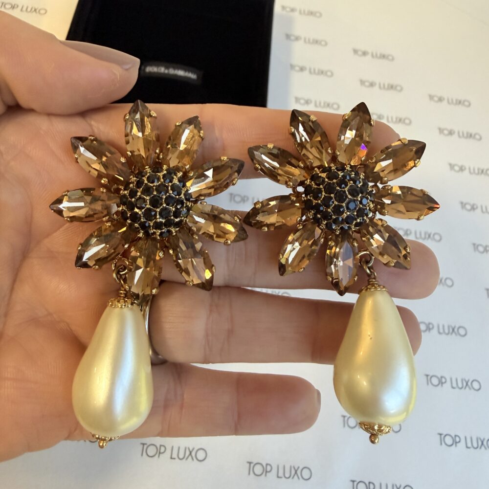 Brincos Dolce & Gabbana com pérolas - Image 5