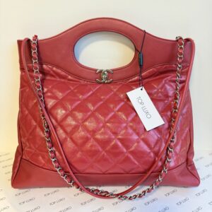 Bolsa Chanel 31 vermelha large