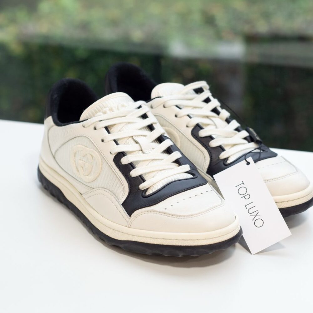 36 Tenis Gucci couro branco/preto - Image 3