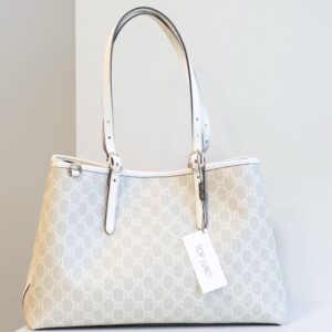 Bolsa Gucci tote GG emblem grand