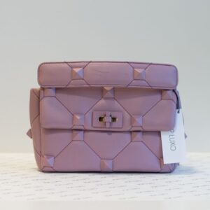 Bolsa Valentino lilás roman stud media