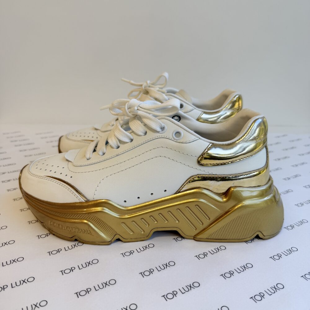 36 DG tenis branco/gold - Image 6