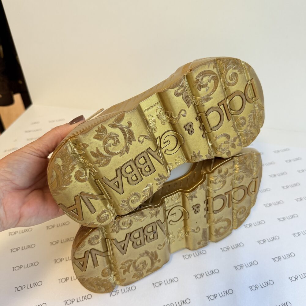 36 DG tenis branco/gold - Image 9