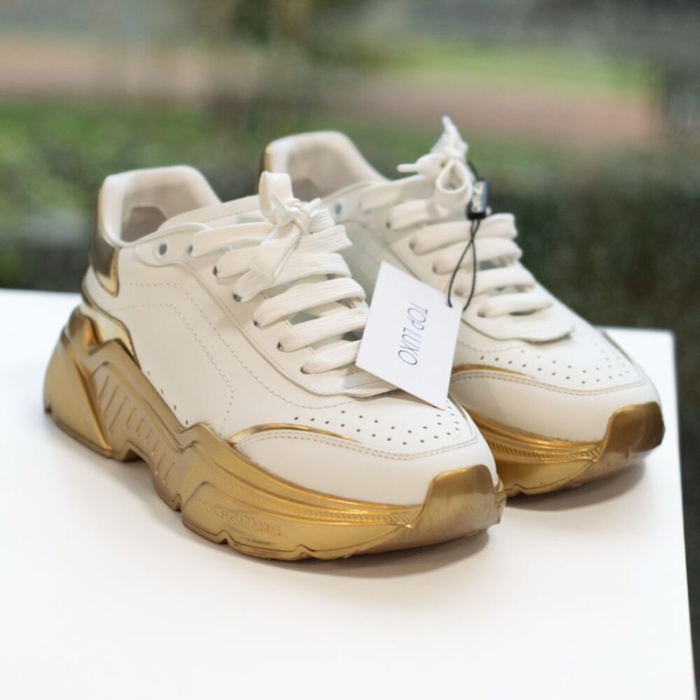 36 DG tenis branco/gold - Image 3