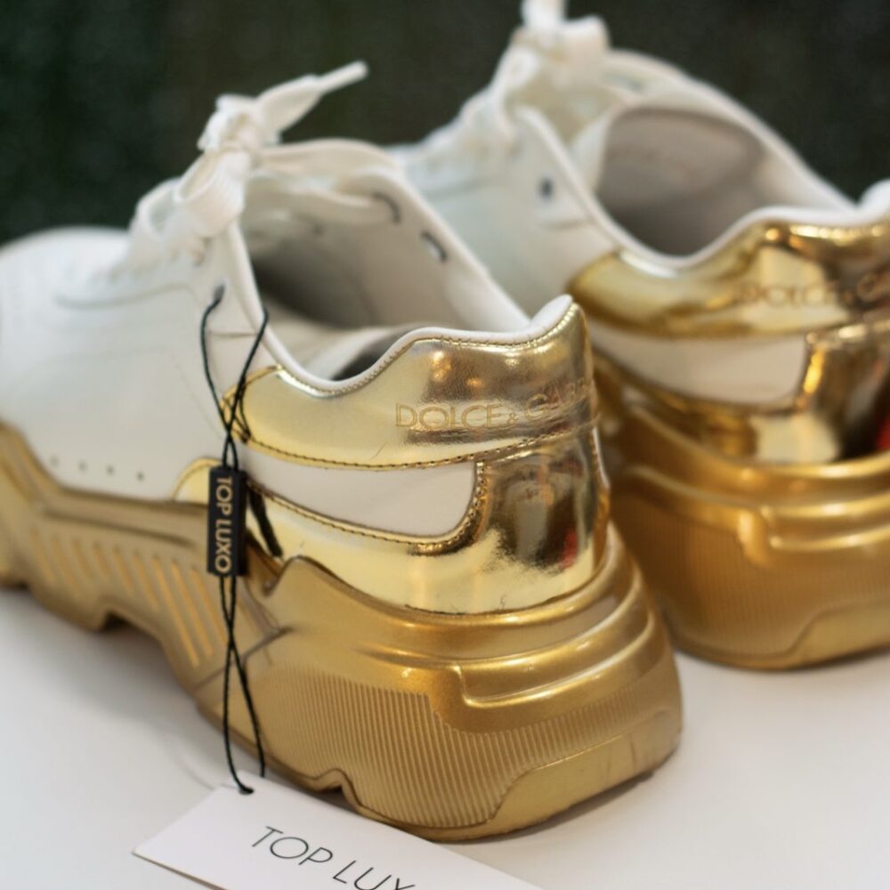36 DG tenis branco/gold - Image 4