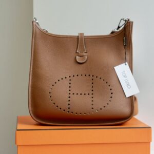 Bolsa Hermès gold Evelyne 29