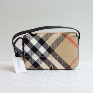 Bolsa Burberry crossbody mini xadrez