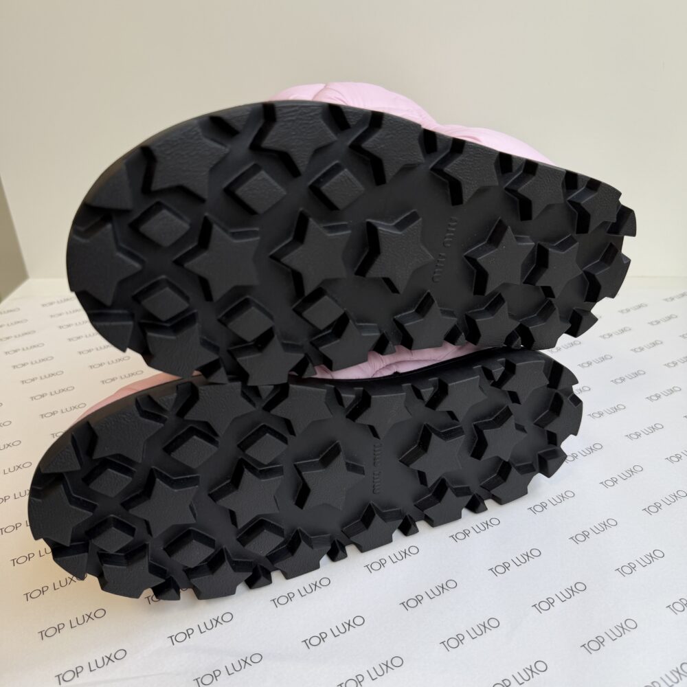 36 Miu Miu bota inverno rosa - Image 7
