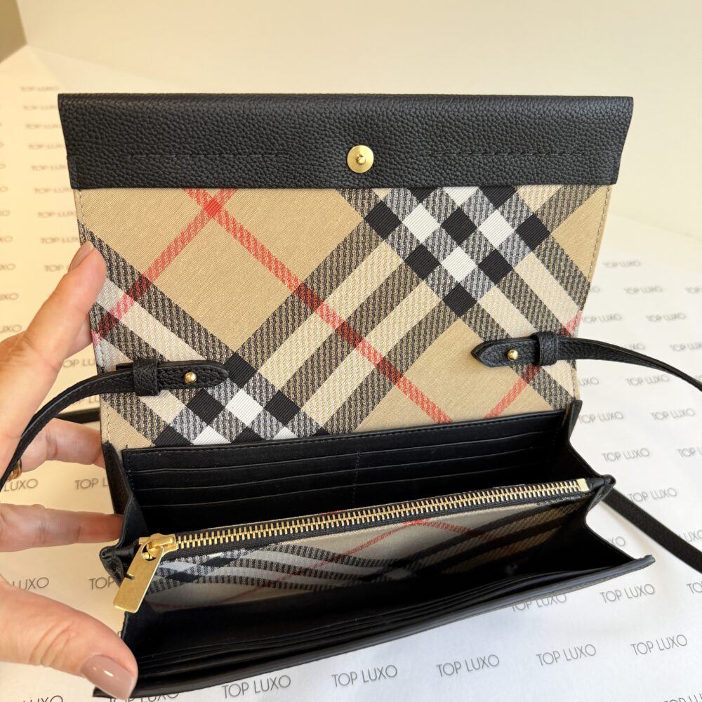 Bolsa Burberry preta Cotswolds mini - Image 9