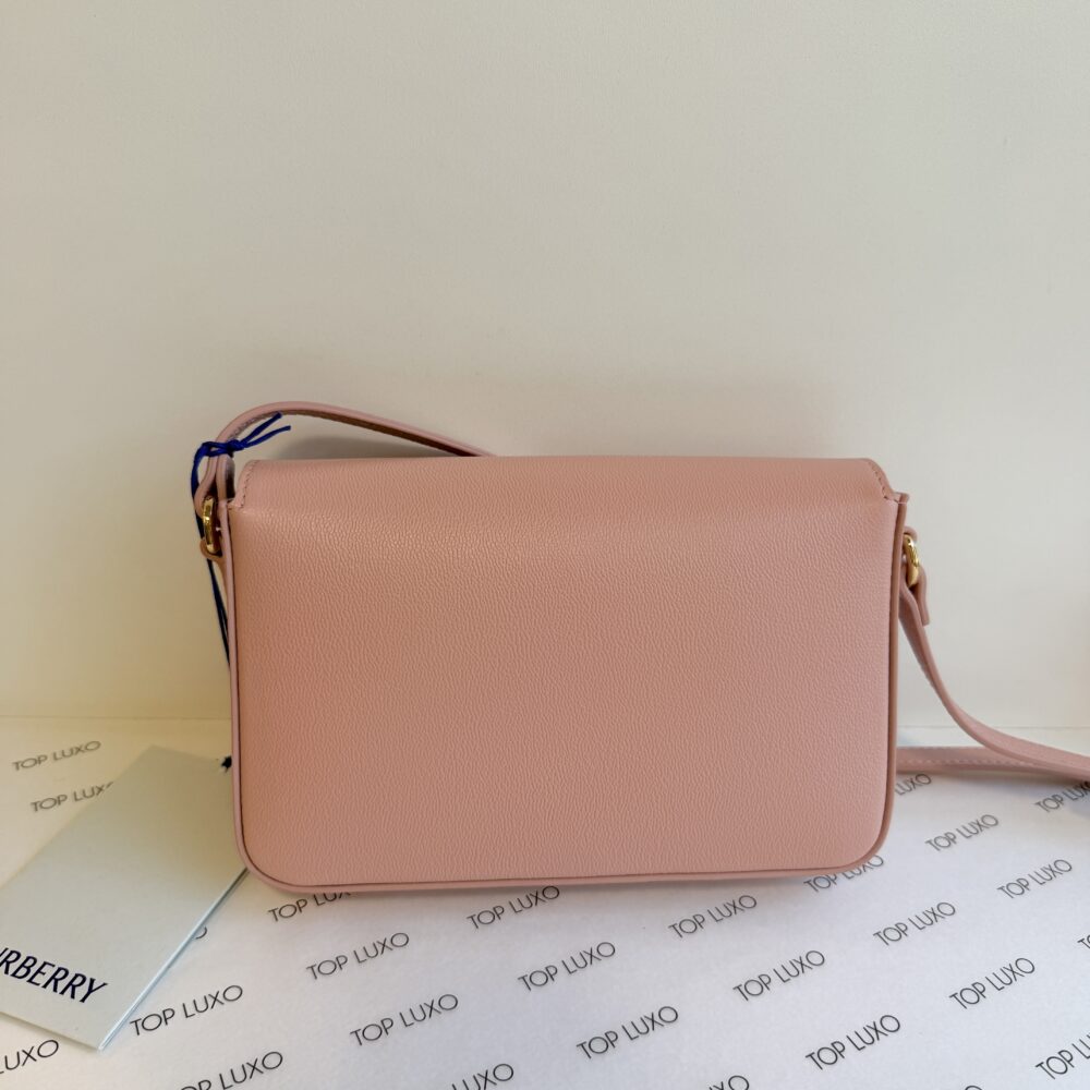 Bolsa Burberry rosa claro Hampshire mini - Image 7