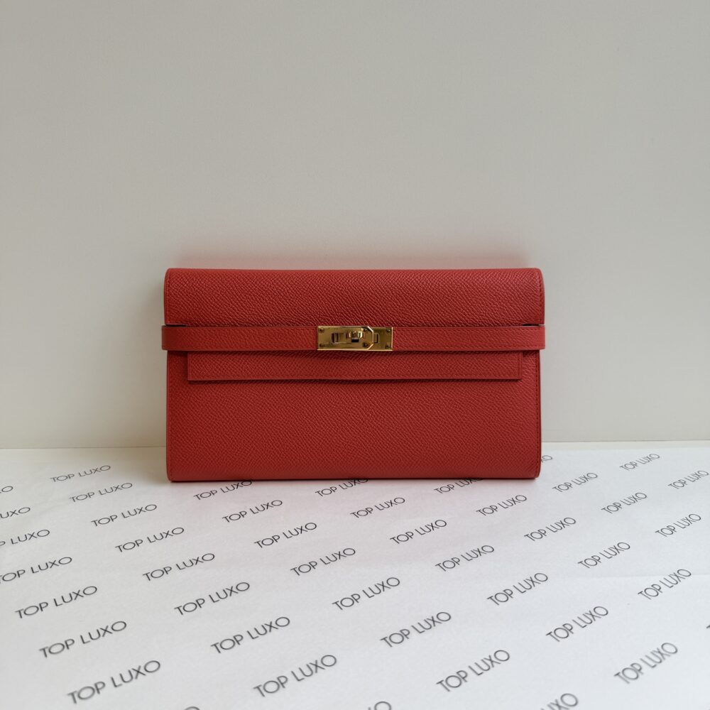 Wallet Hermès Kelly capucine - Image 4