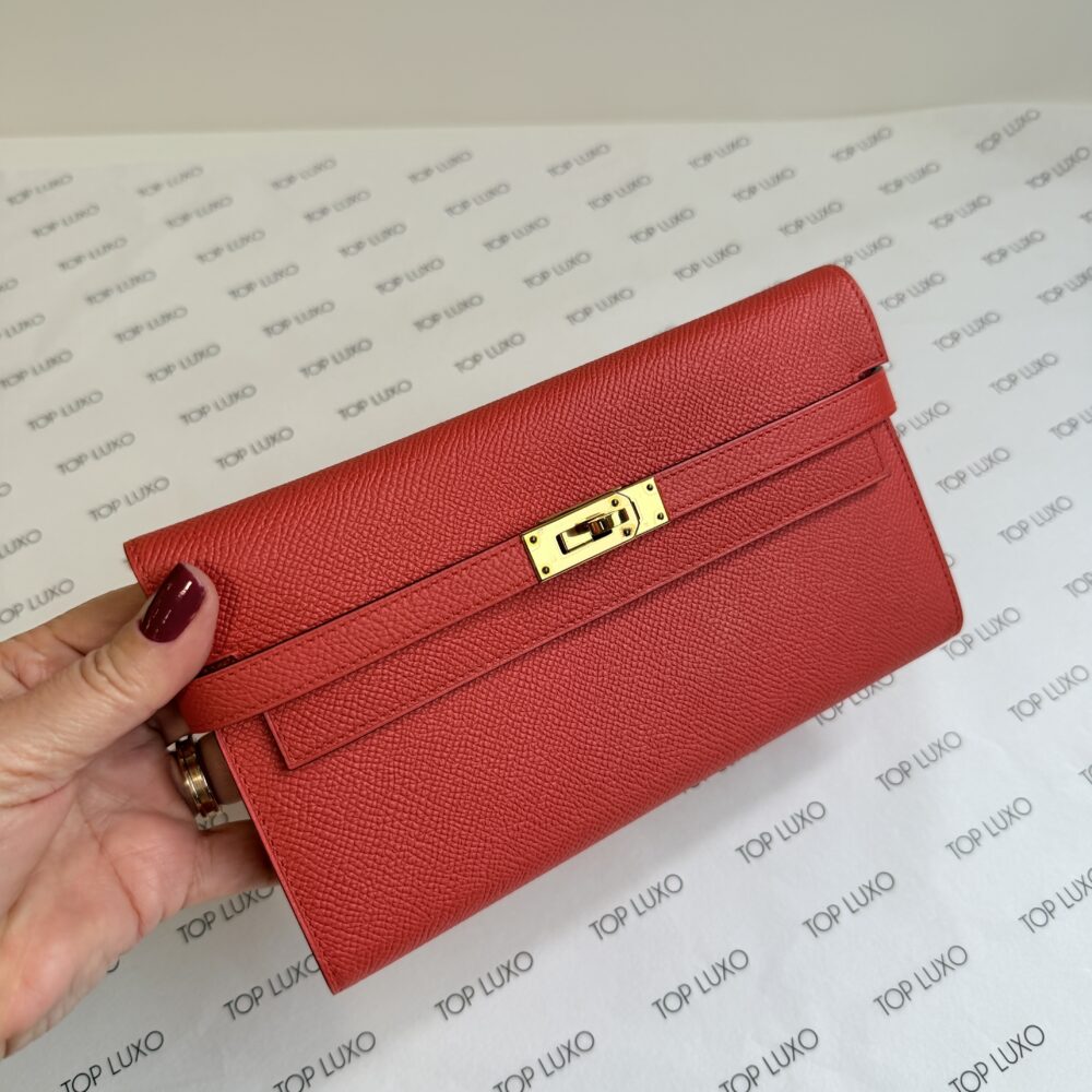 Wallet Hermès Kelly capucine - Image 3