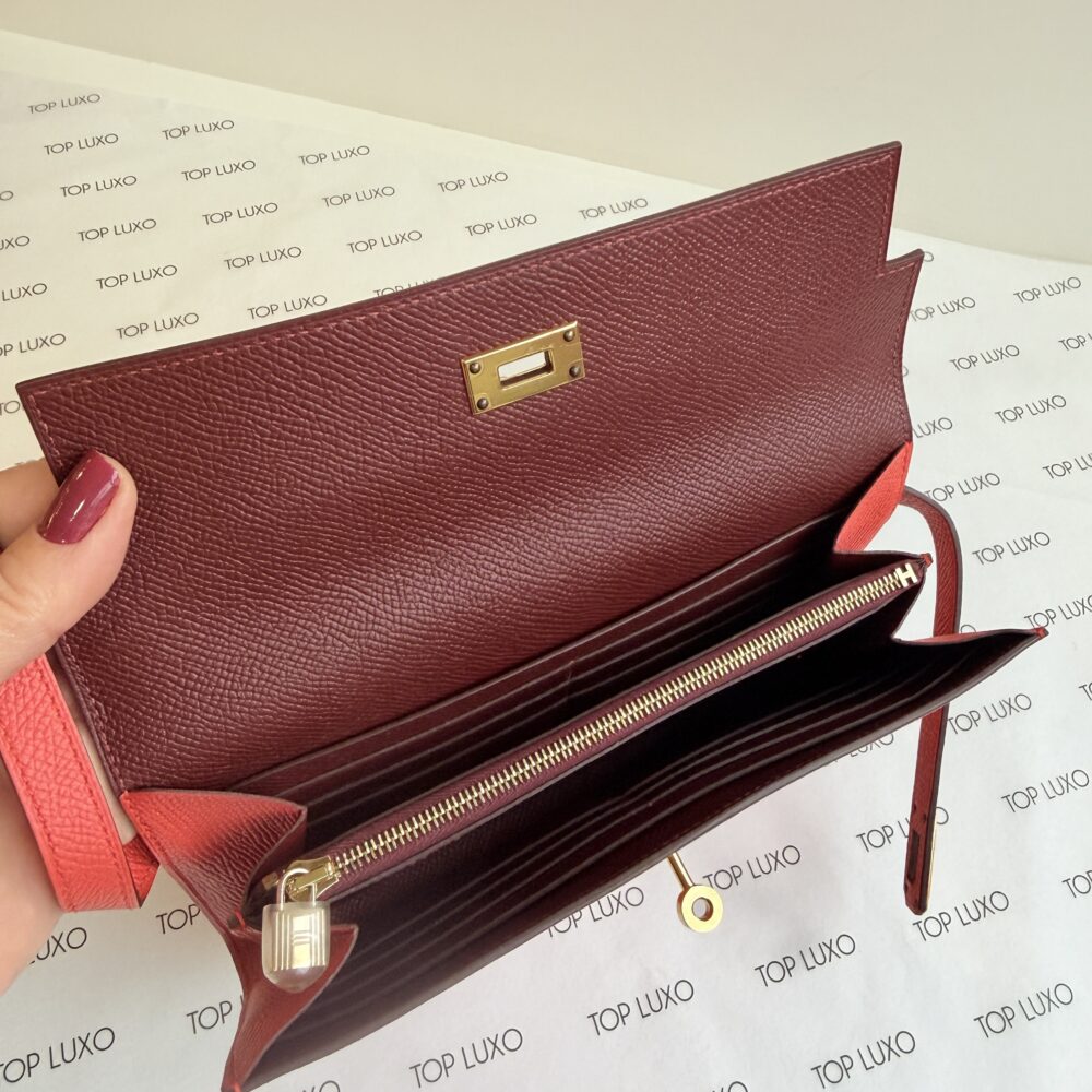 Wallet Hermès Kelly capucine - Image 8