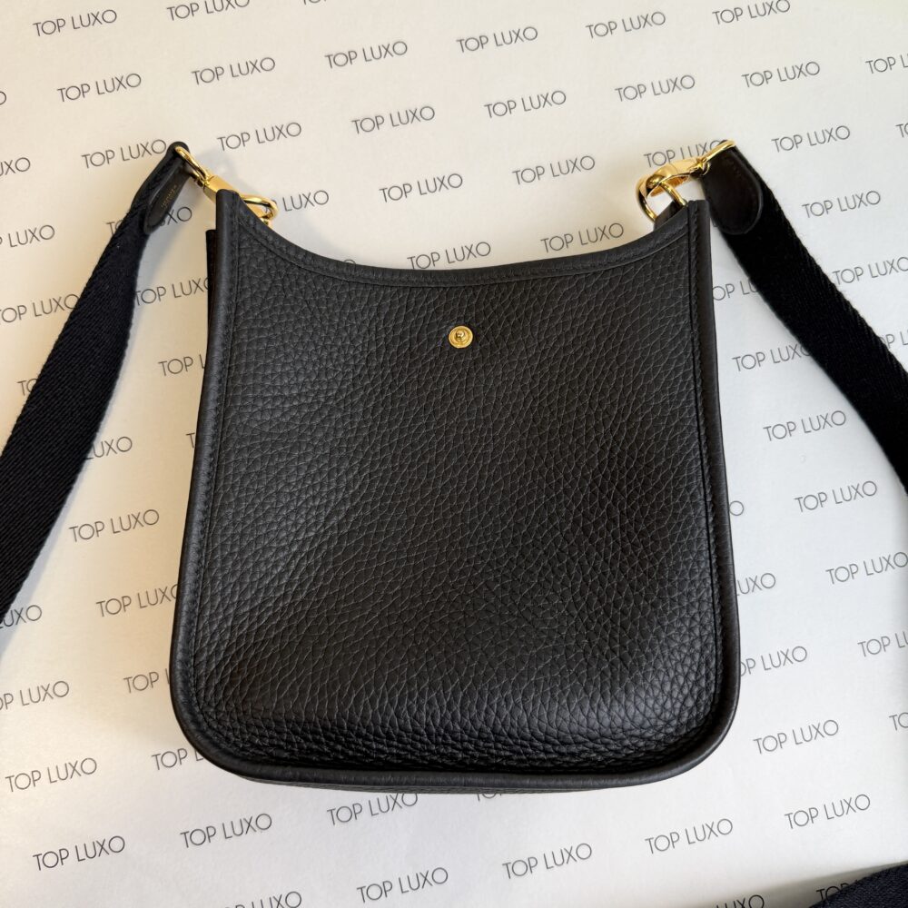 Bolsa Hermès preta Evelyne 16 - Image 6