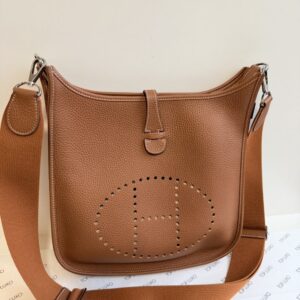 Bolsa Hermès gold Evelyne 29