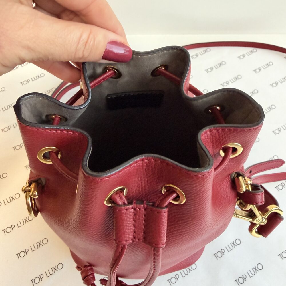 Bolsa Fendi vermelha mini mon tresor - Image 6