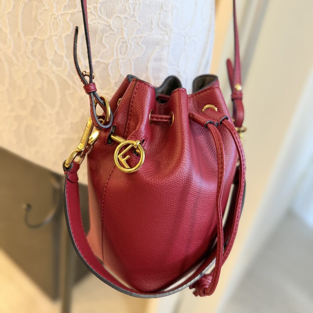 Bolsa Fendi vermelha mini mon tresor - Image 3