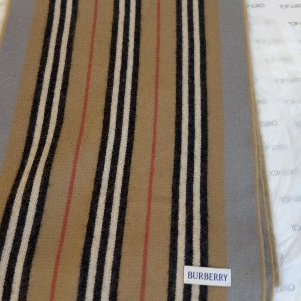 Echarpe Burberry bege lã