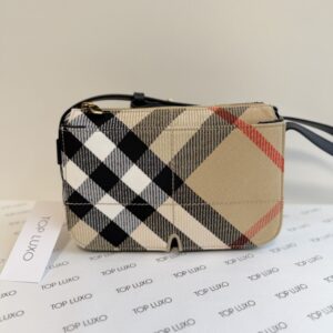 Bolsa Burberry crossbody mini xadrez