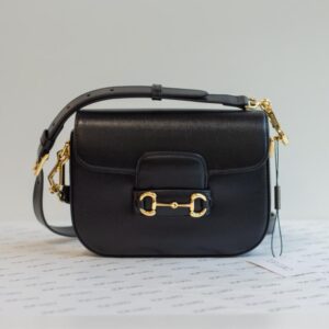 Bolsa Gucci preta horsebit small