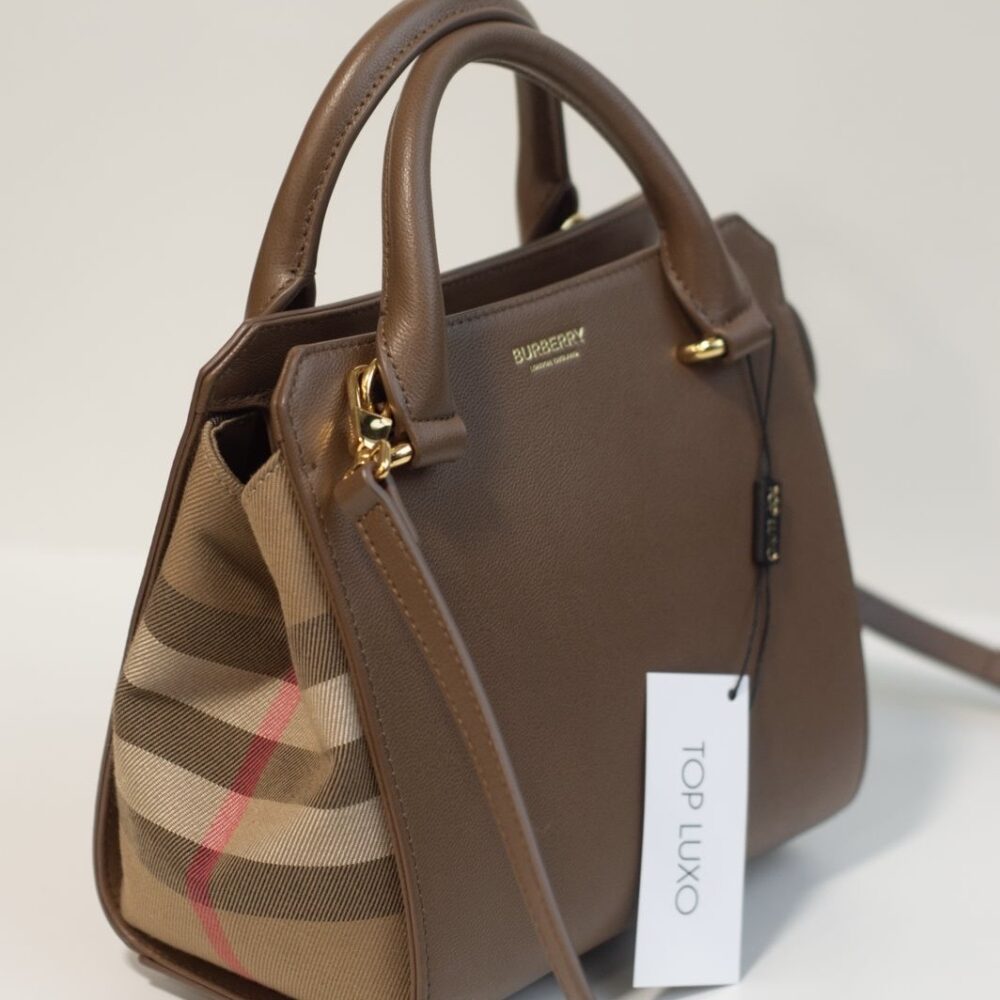Bolsa Burberry caramelo Banwell small - Image 3