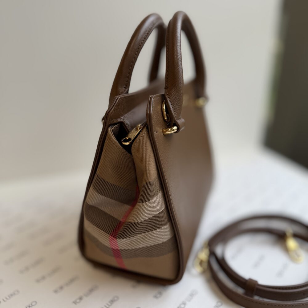 Bolsa Burberry caramelo Banwell small - Image 7