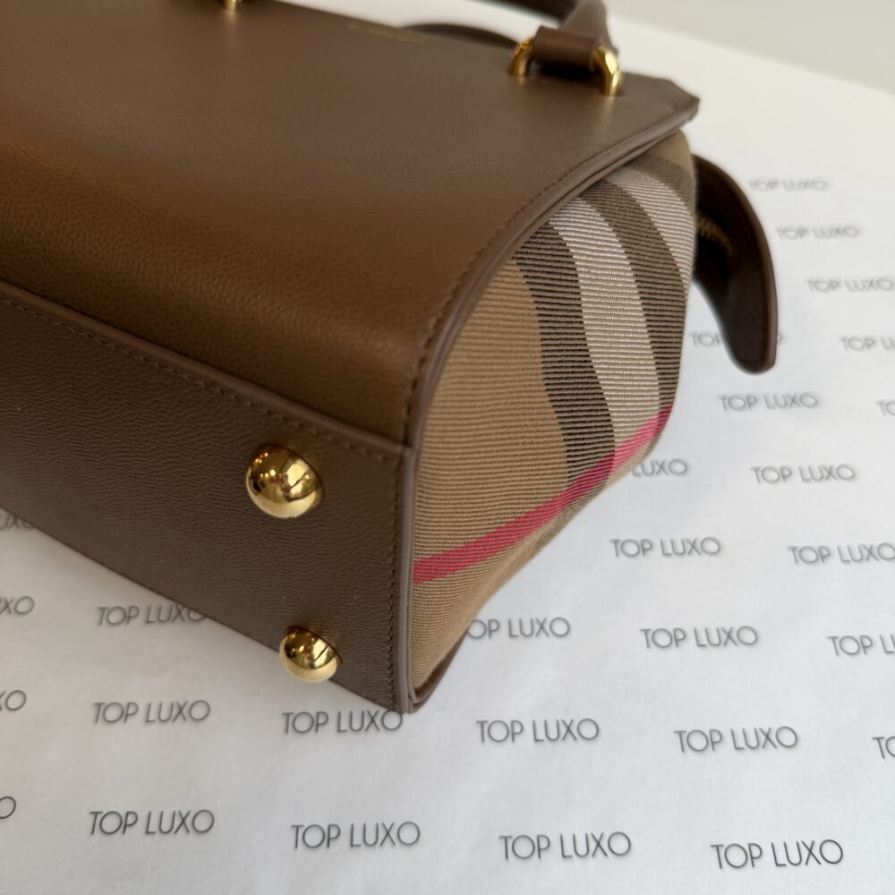 Bolsa Burberry caramelo Banwell small - Image 11