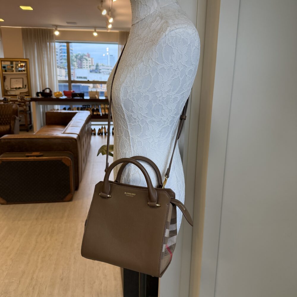 Bolsa Burberry caramelo Banwell small - Image 5