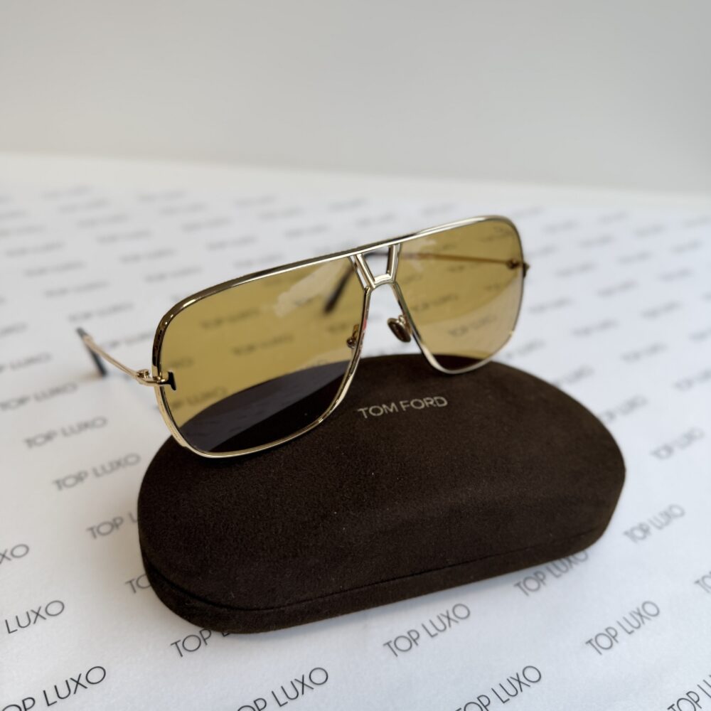 Óculos Tom Ford Stavros dourado - Image 3