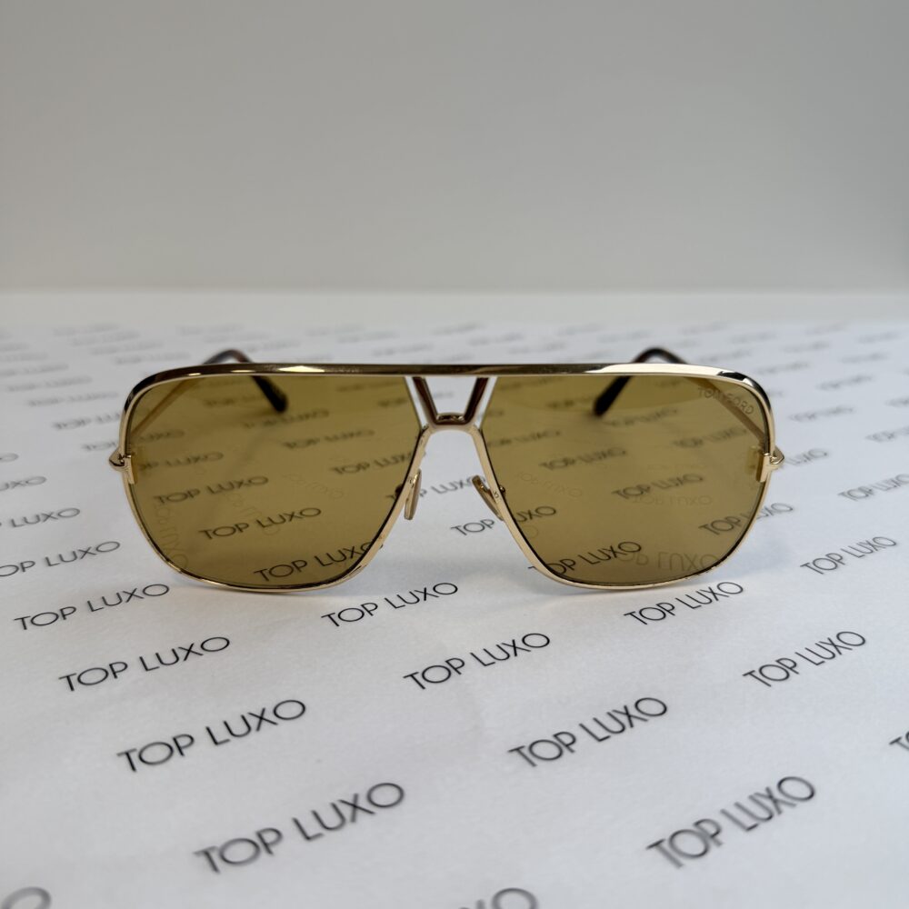 Óculos Tom Ford Stavros dourado - Image 4