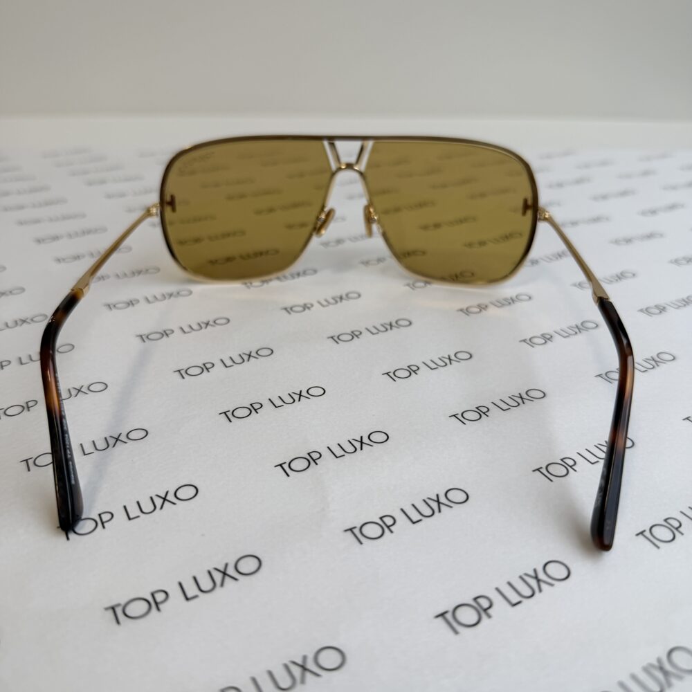 Óculos Tom Ford Stavros dourado - Image 7