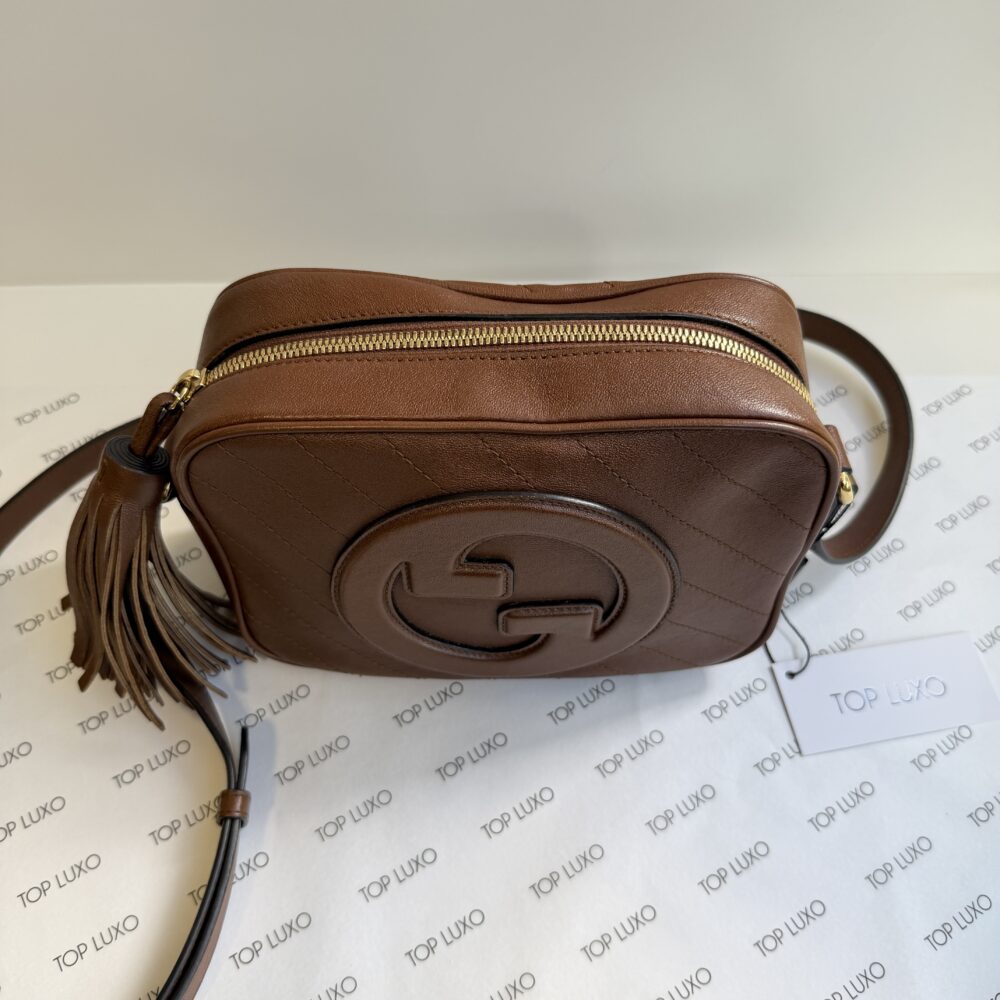 Bolsa Gucci caramelo soho messenger - Image 10
