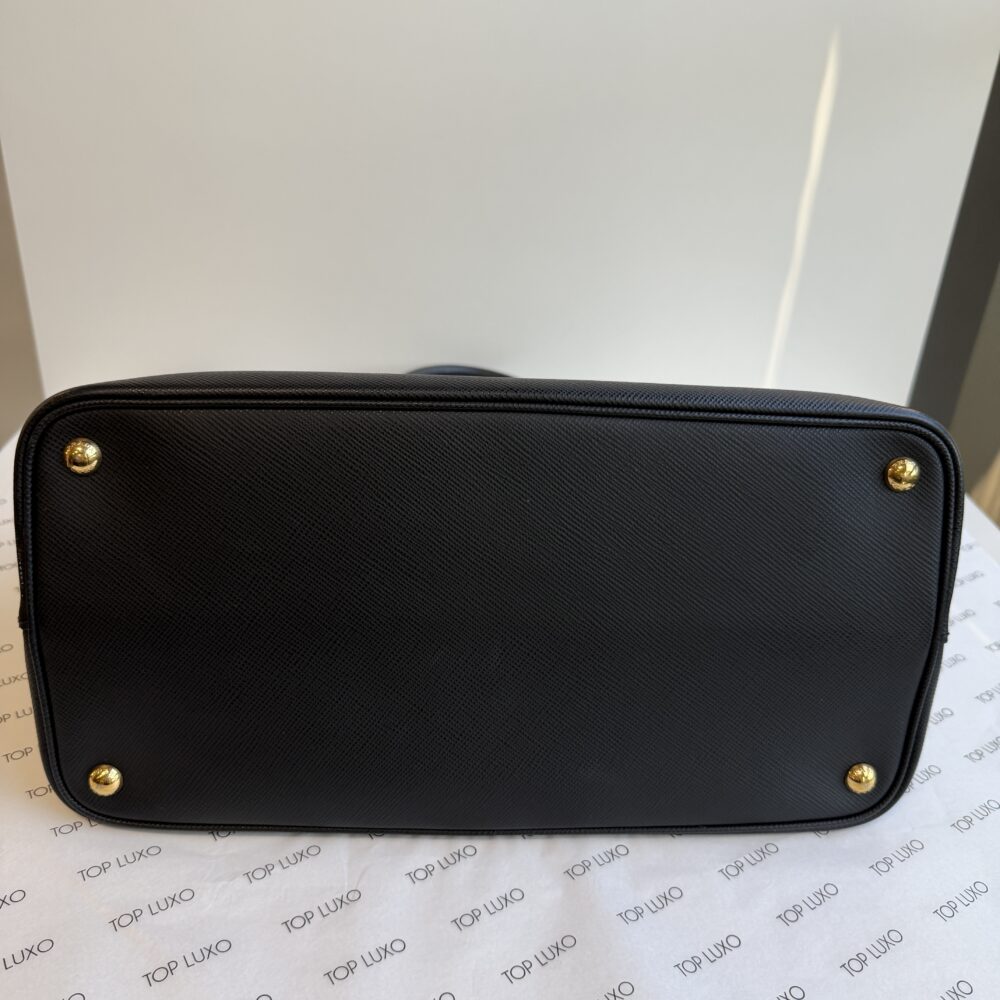 Bolsa Prada preta Double large saffiano - Image 8