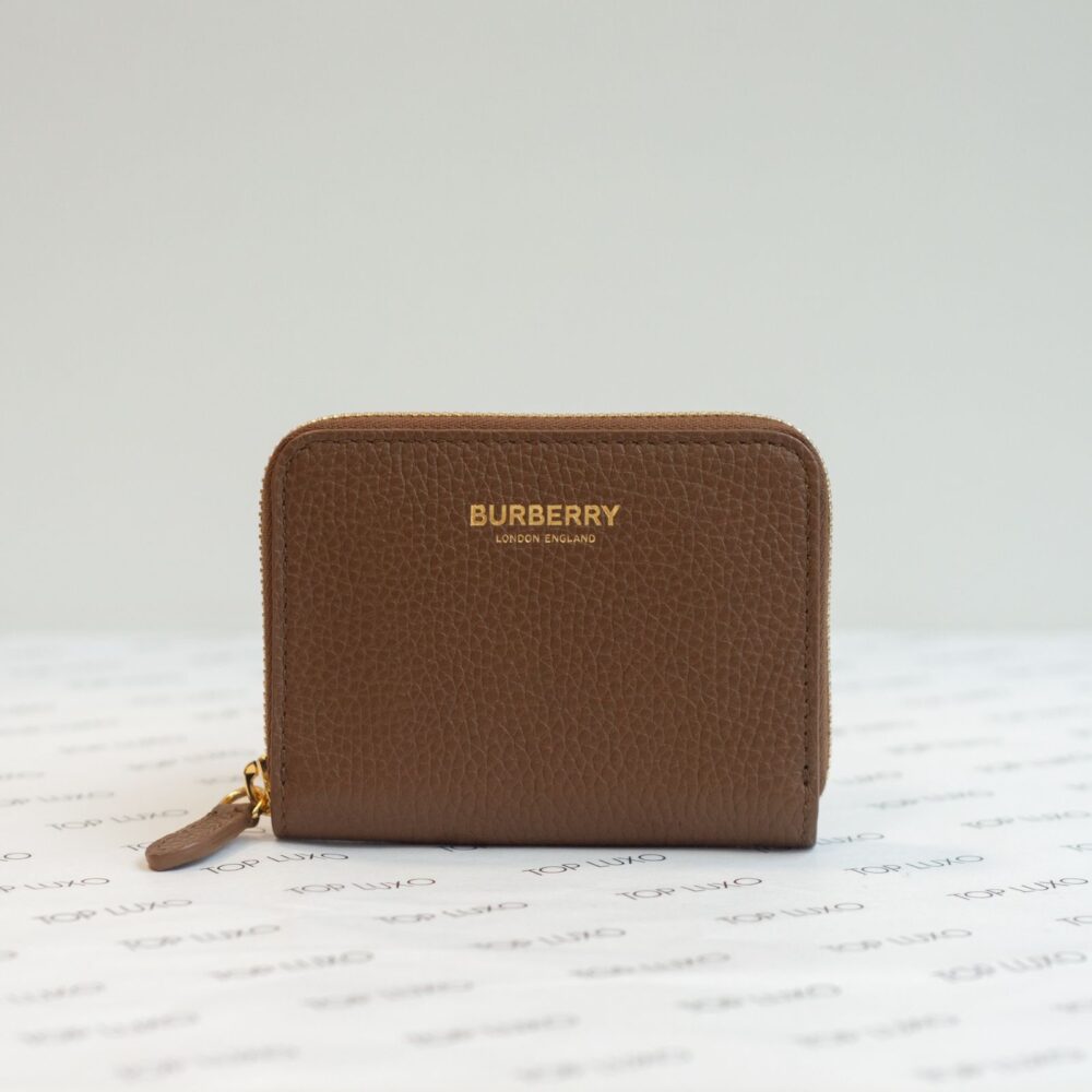 Carteira Burberry caramelo compacta - Image 4