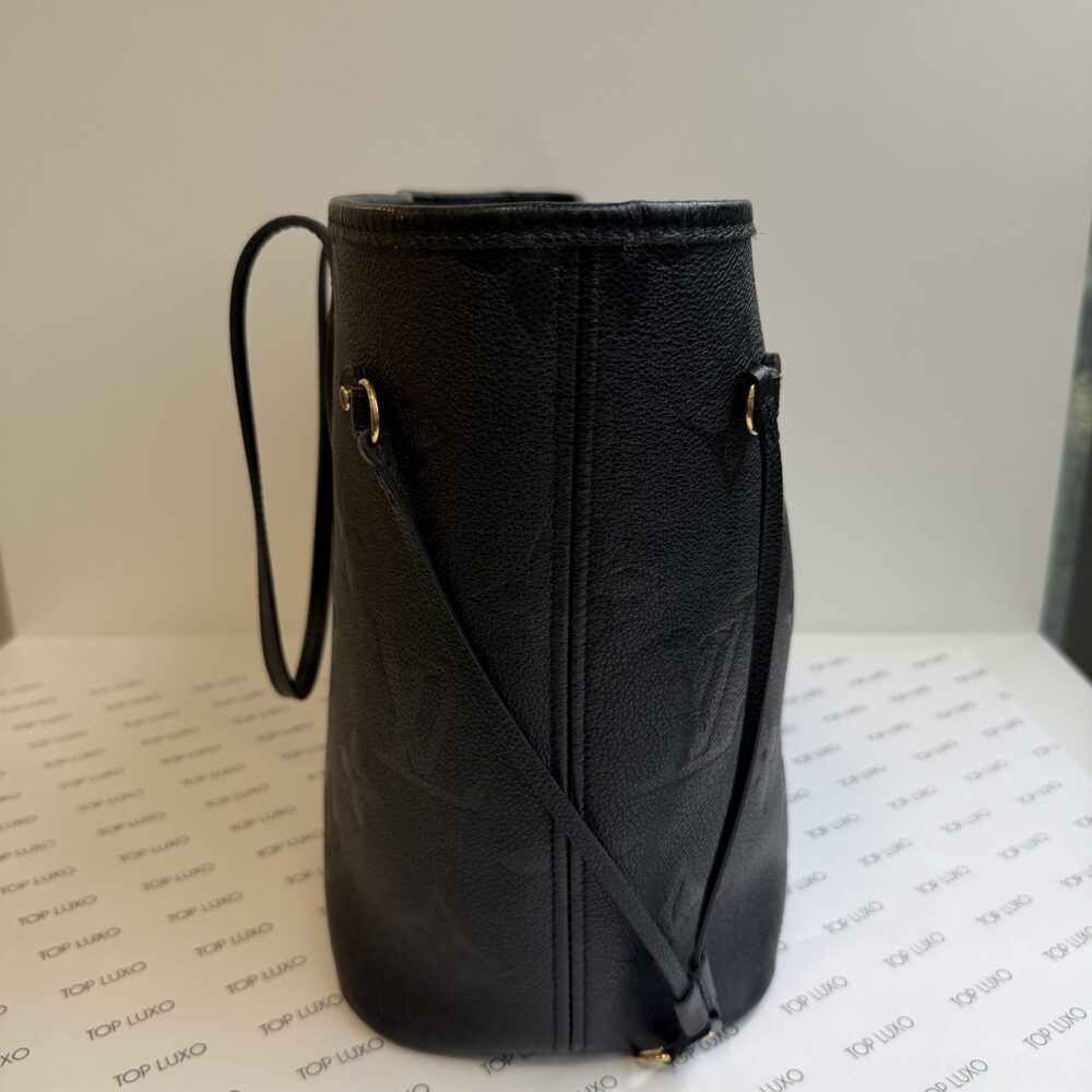 Bolsa Louis Vuitton preta Neverfull Mm - Image 8