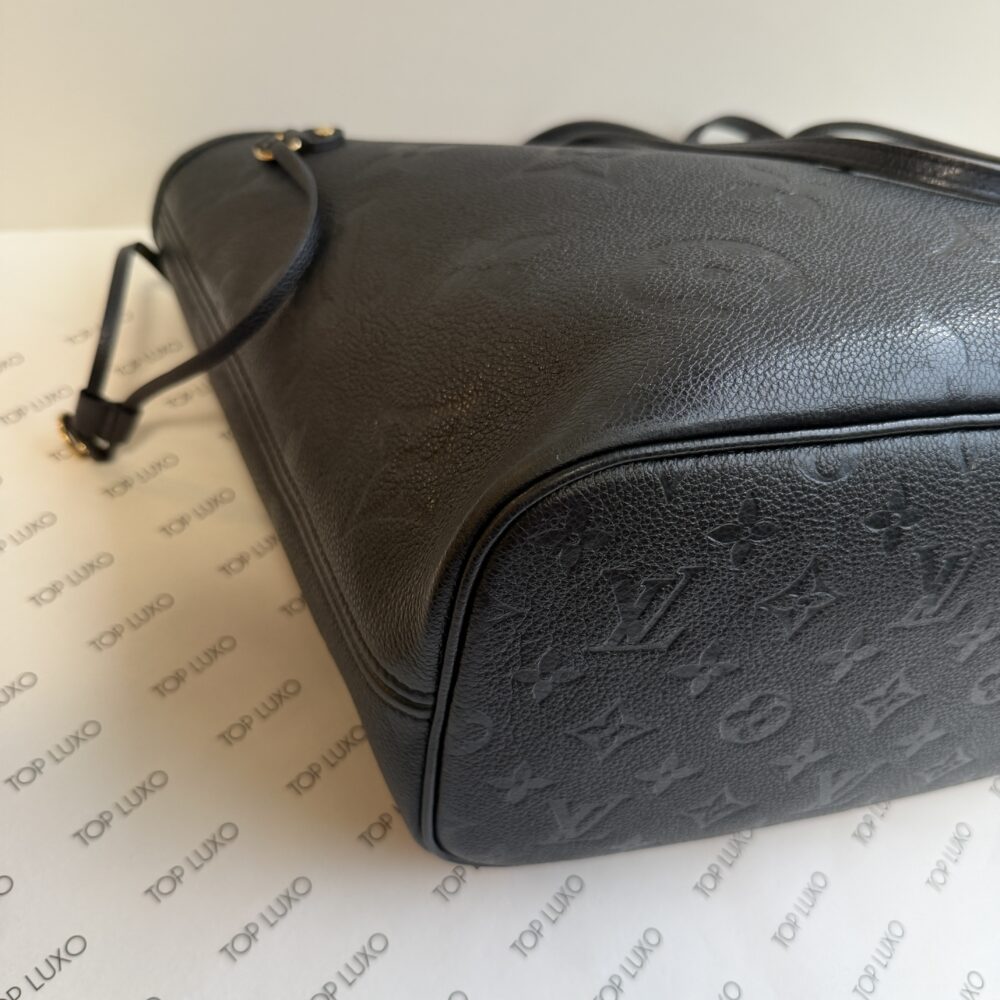 Bolsa Louis Vuitton preta Neverfull Mm - Image 7