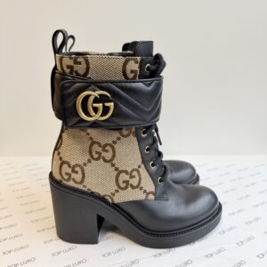 35 Bota Gucci monograma/preto